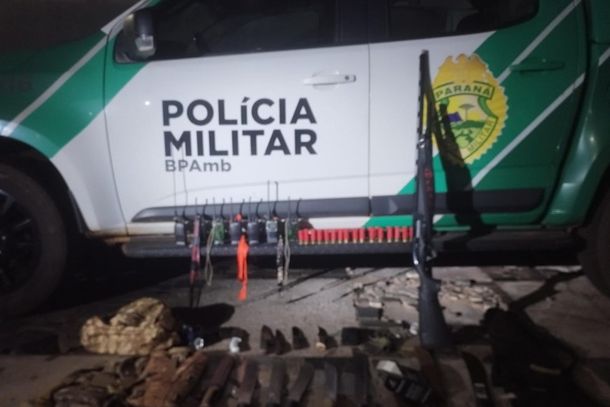 Todos os envolvidos, al&eacute;m dos animais e materiais encontrados, foram encaminhados &agrave; Pol&iacute;cia Judici&aacute;ria de Ipor&atilde;