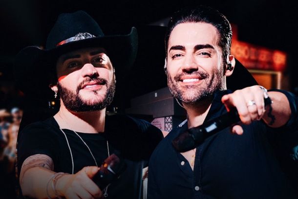 A dupla Guilherme & Benuto sobe ao palco da Expo no dia 9 de outubro