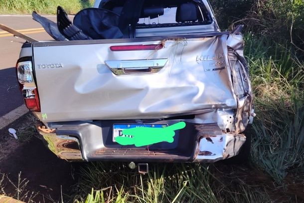 o sinistro aconteceu por volta das 13h50, no km 72 da rodovia, no trecho entre Alt&ocirc;nia e S&atilde;o Jorge do Patroc&iacute;nio