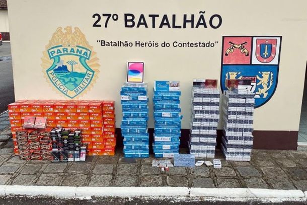 A&ccedil;&atilde;o conjunta resulta em duas pris&otilde;es e na apreens&atilde;o de produtos contrabandeados 