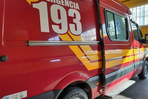 Beb&ecirc; &eacute; levado ao quartel dos Bombeiros ap&oacute;s poss&iacute;vel engasgo em Porto Uni&atilde;o