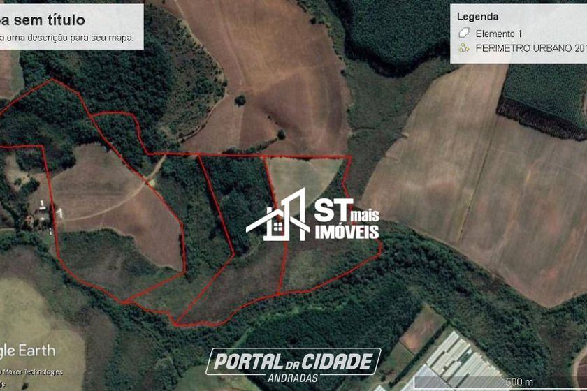 Terreno &agrave; venda - 55902m&sup2; - Zona Rural