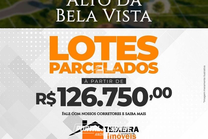 Terreno &agrave; venda - 250m&sup2; - Jardim Alto da Bela Vista