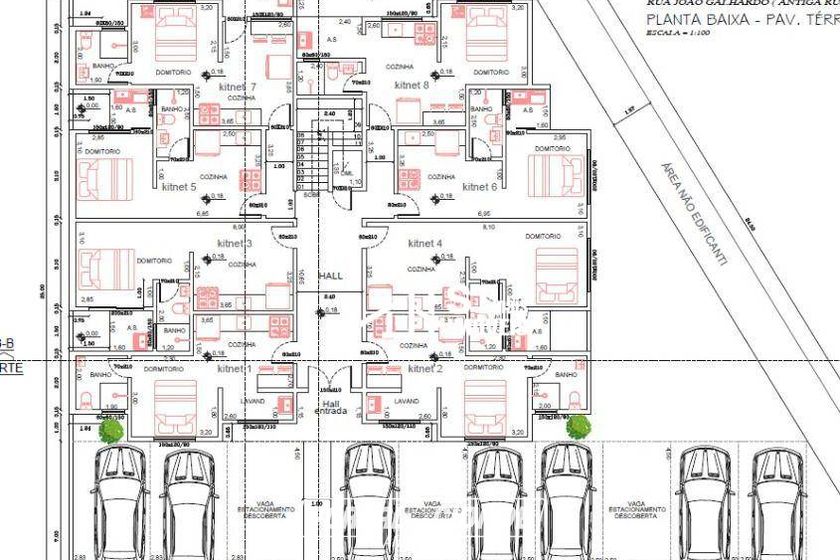 Kitnet &agrave; venda - 28m&sup2; - Jardim do Lago