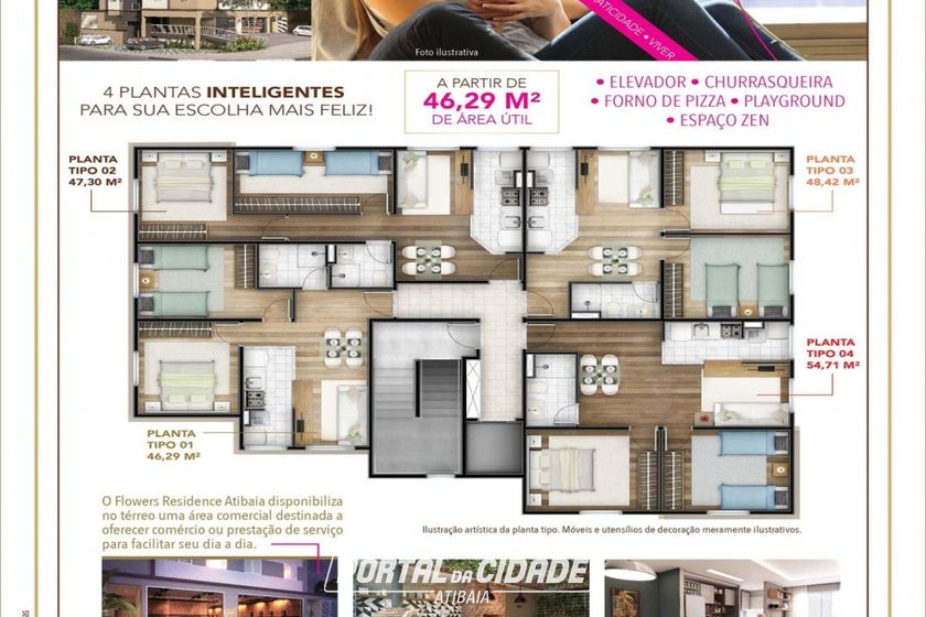 Apartamento &agrave; venda - FLORWERS RESIDENCE