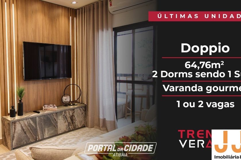 Apartamento &agrave; venda - 64m&sup2; - Atibaia Jardim