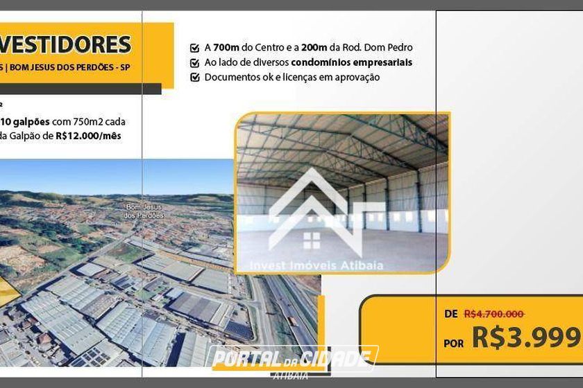 Terreno &agrave; venda - 7007m&sup2; - Vila S&atilde;o Jos&eacute;