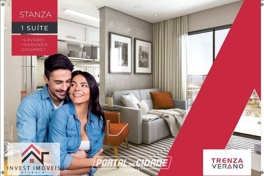 Apartamento &agrave; venda - 44m&sup2; - Atibaia Jardim