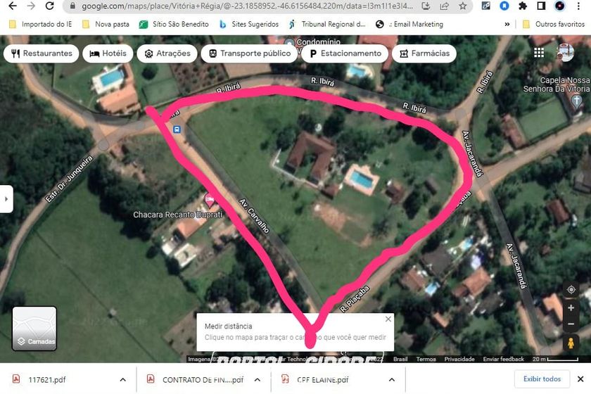 Terreno &agrave; venda - 500m&sup2; - VIT&Oacute;RIA R&Eacute;GIA