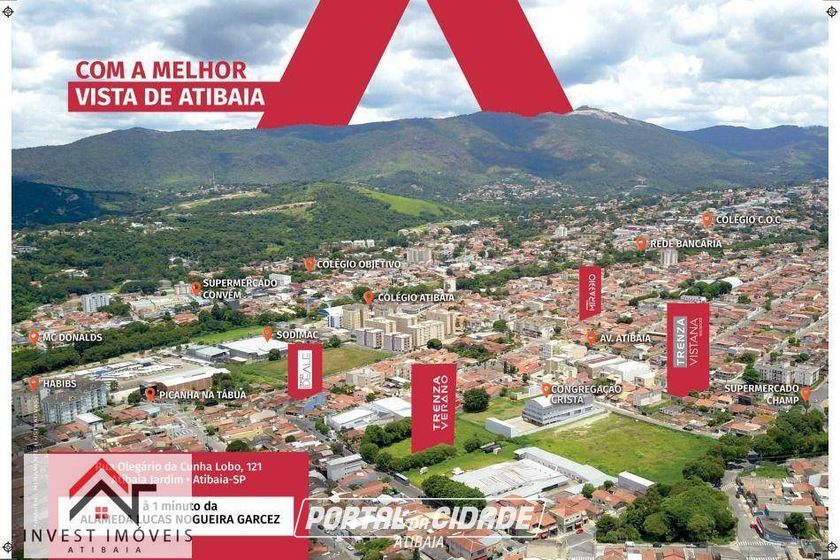 Apartamento &agrave; venda - 44m&sup2; - Atibaia Jardim