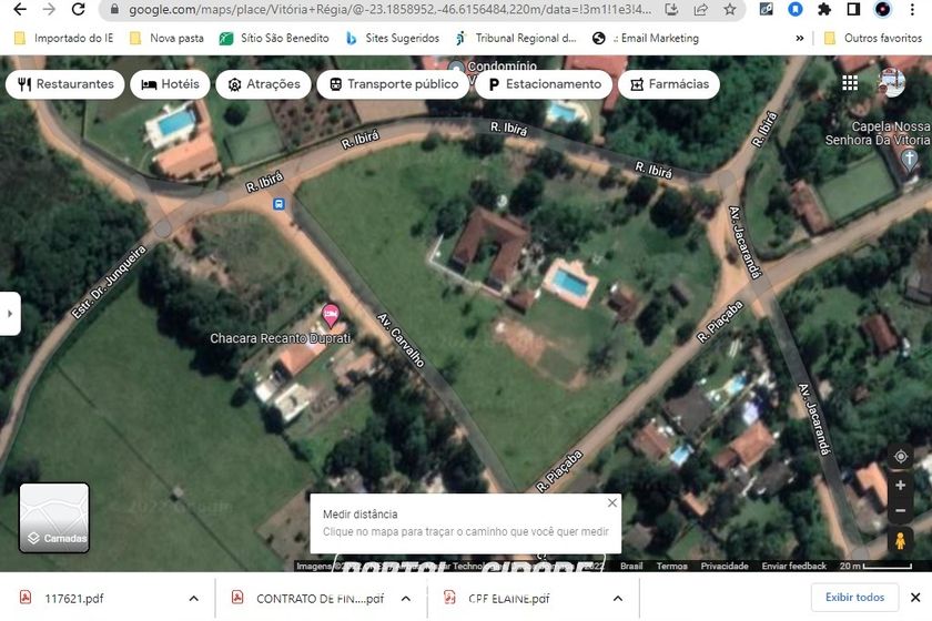 Terreno &agrave; venda - 500m&sup2; - VIT&Oacute;RIA R&Eacute;GIA