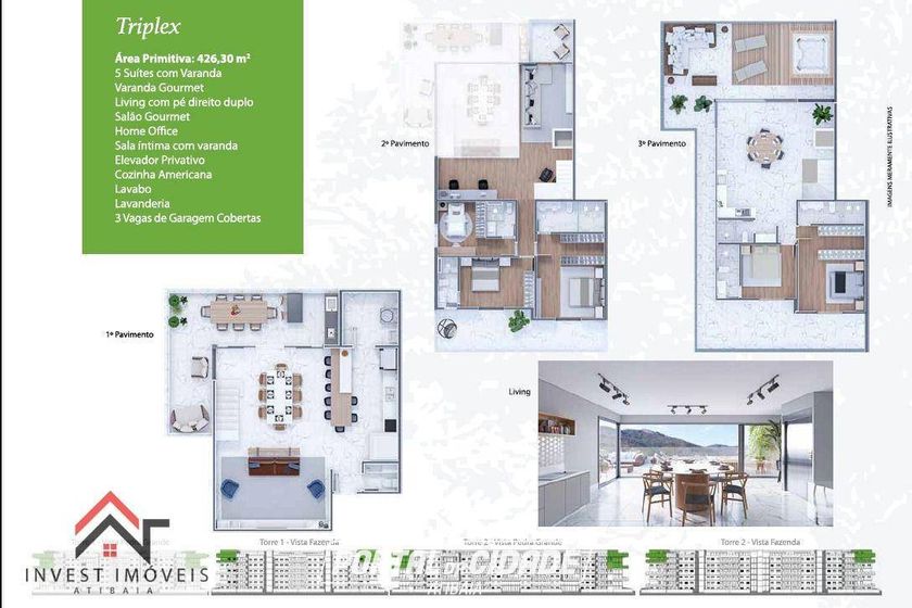 Apartamento &agrave; venda - 74m&sup2; - Nova Gard&ecirc;nia