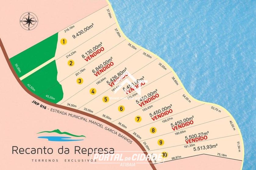 Terreno &agrave; venda - 5513m&sup2; - Joan&oacute;polis