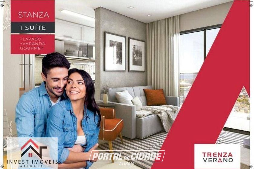 Apartamento &agrave; venda - 44m&sup2; - Atibaia Jardim