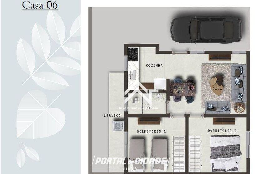 Casa &agrave; venda - 47m&sup2; - Caetetuba
