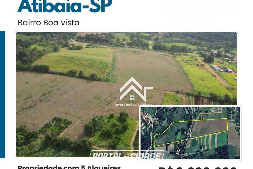 Terreno &agrave; venda - 121000m&sup2; - Boa Vista