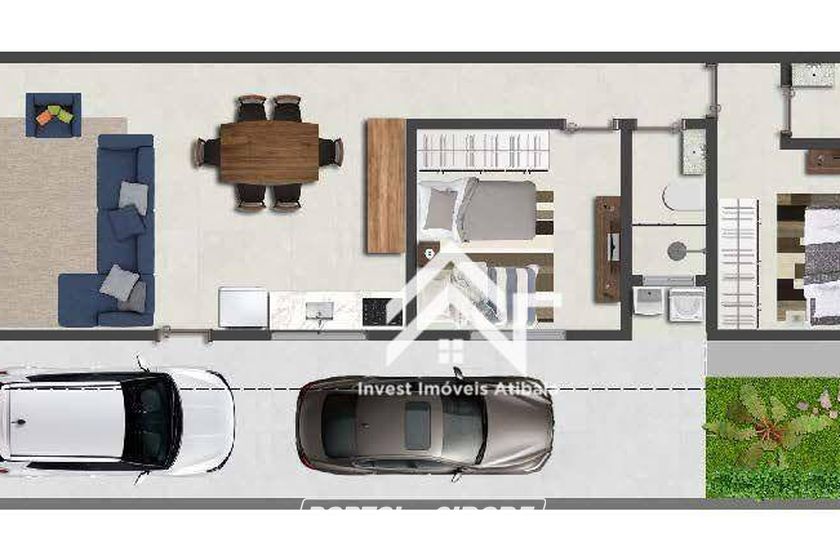Casa &agrave; venda - 65m&sup2; - Vale das Flores