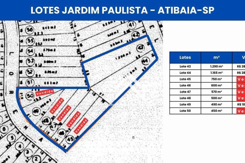 Terreno &agrave; venda - 490m&sup2; - Jardim Paulista