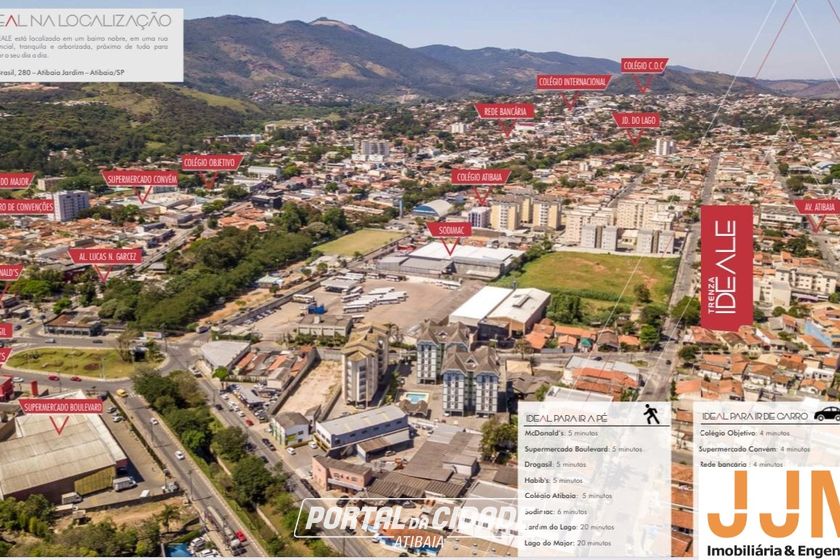 Apartamento &agrave; venda - 53m&sup2; - Atibaia Jardim