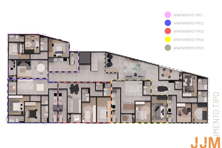 Apartamento &agrave; venda - 68m&sup2; - Centro