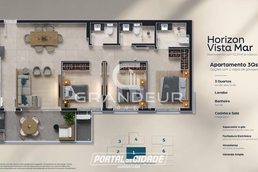 Apartamento &agrave; venda - 74m&sup2; - Centro