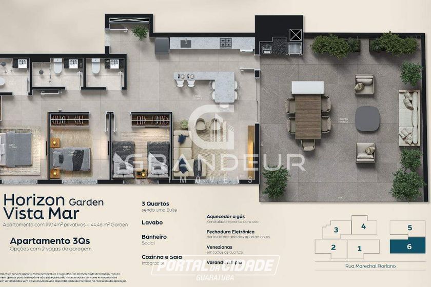 Apartamento &agrave; venda - 74m&sup2; - Centro