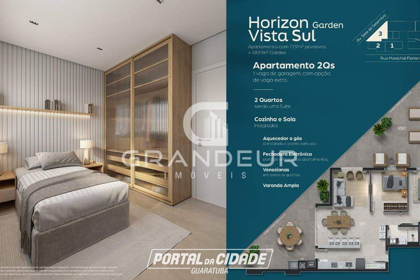 Apartamento &agrave; venda - 74m&sup2; - Centro