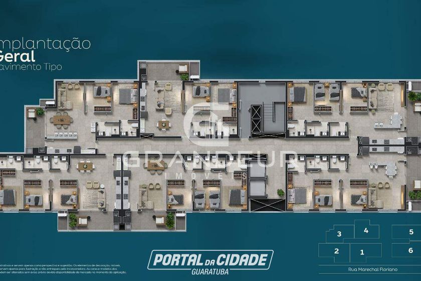 Apartamento &agrave; venda - 74m&sup2; - Centro