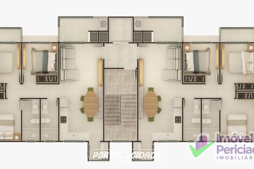 Apartamento &agrave; venda - 91m&sup2; - Itapema do Norte