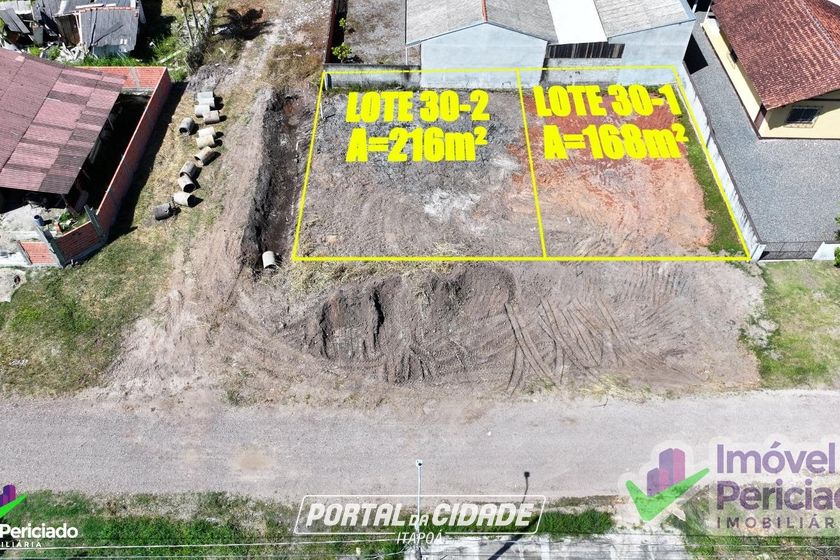 Terreno &agrave; venda - 216m&sup2; - Barra do Sa&iacute;
