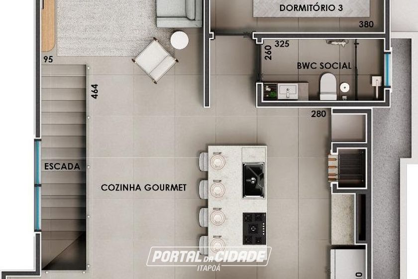 Apartamento &agrave; venda - 220m&sup2; - Rainha