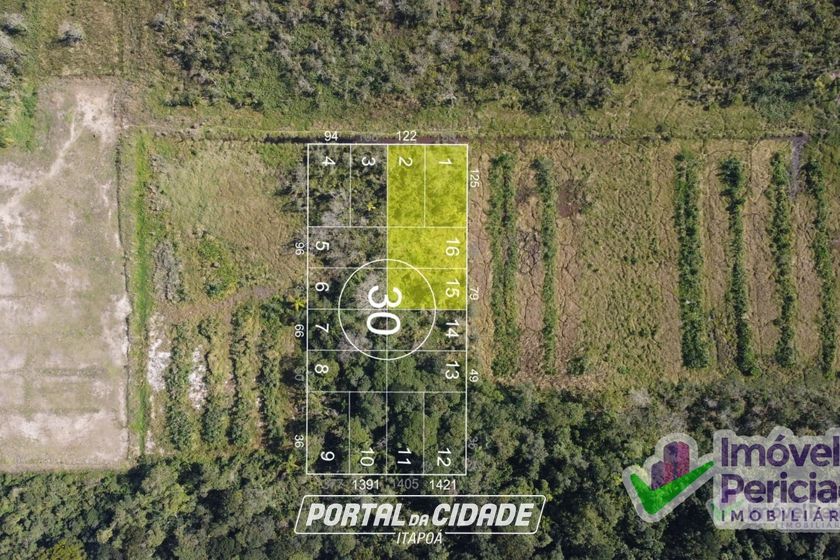 Terreno &agrave; venda - 480m&sup2; - Pontal do Norte