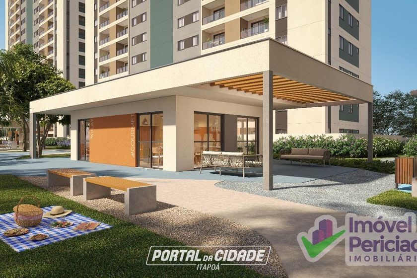 Apartamento &agrave; venda - 52m&sup2; - Barra do Sa&iacute;