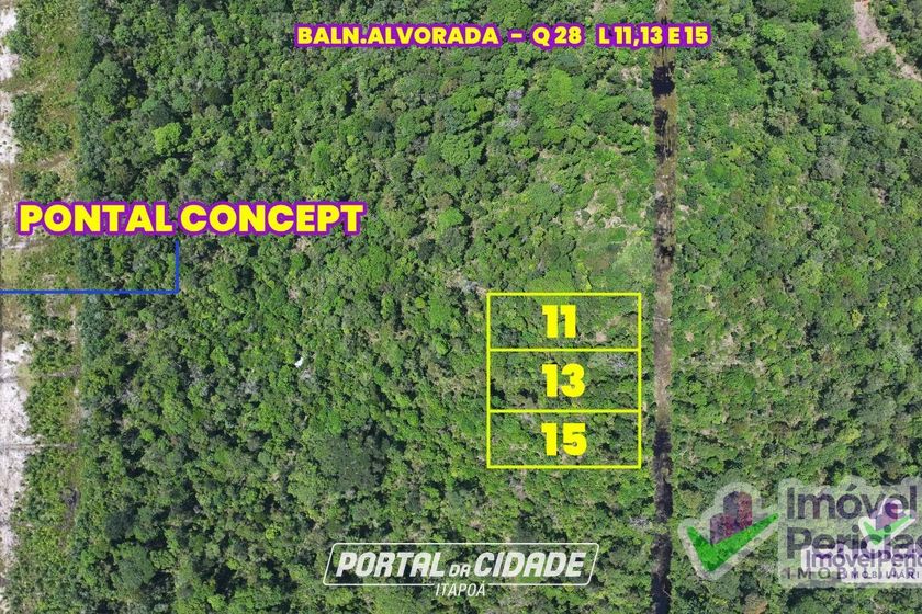 Terreno &agrave; venda - 378m&sup2; - Pontal do Norte