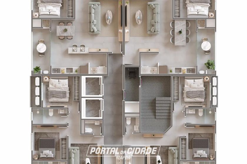 Apartamento &agrave; venda - 89m&sup2; - Itapema do Norte