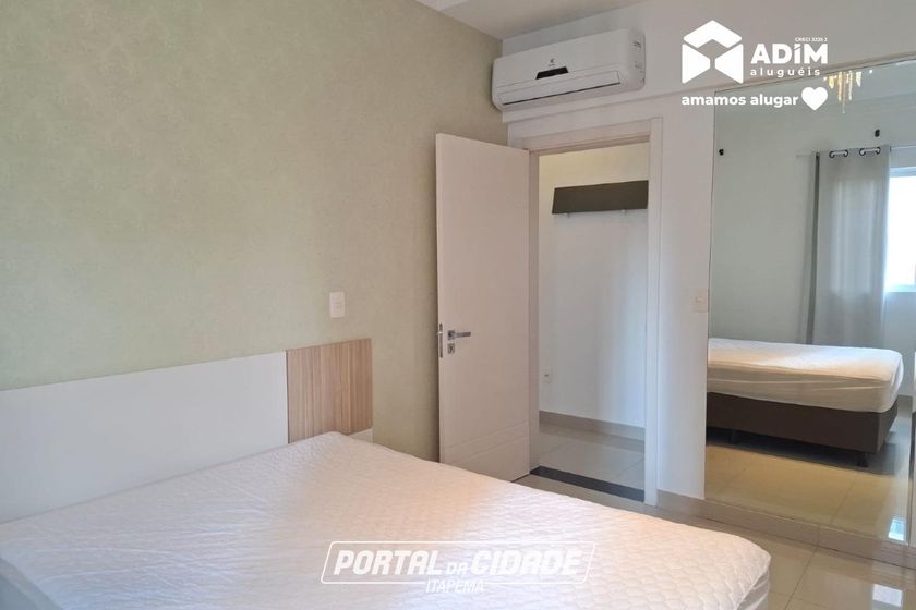Apartamento para alugar - 135m&sup2; - Meia Praia