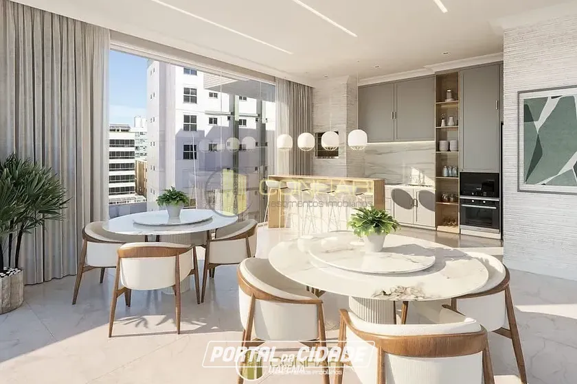 Apartamento &agrave; venda - 211m&sup2; - Meia Praia