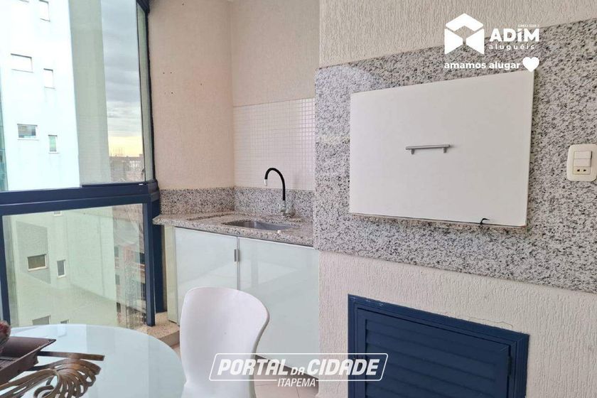 Apartamento para alugar - 172m&sup2; - Meia Praia