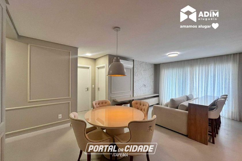 Apartamento para alugar - 107m&sup2; - Praia Brava de Itaja&iacute;