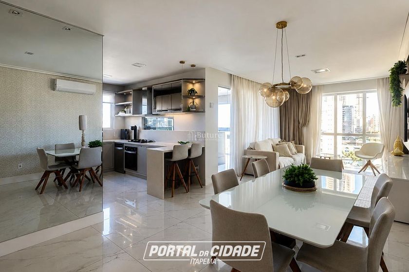Apartamento &agrave; venda - 131m&sup2; - Centro