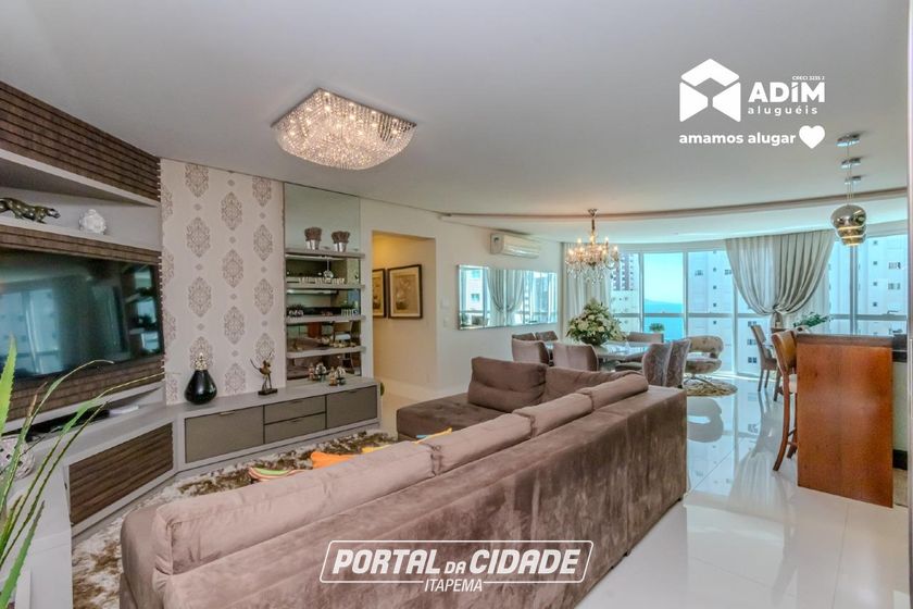 Apartamento para alugar - 128m&sup2; - Centro
