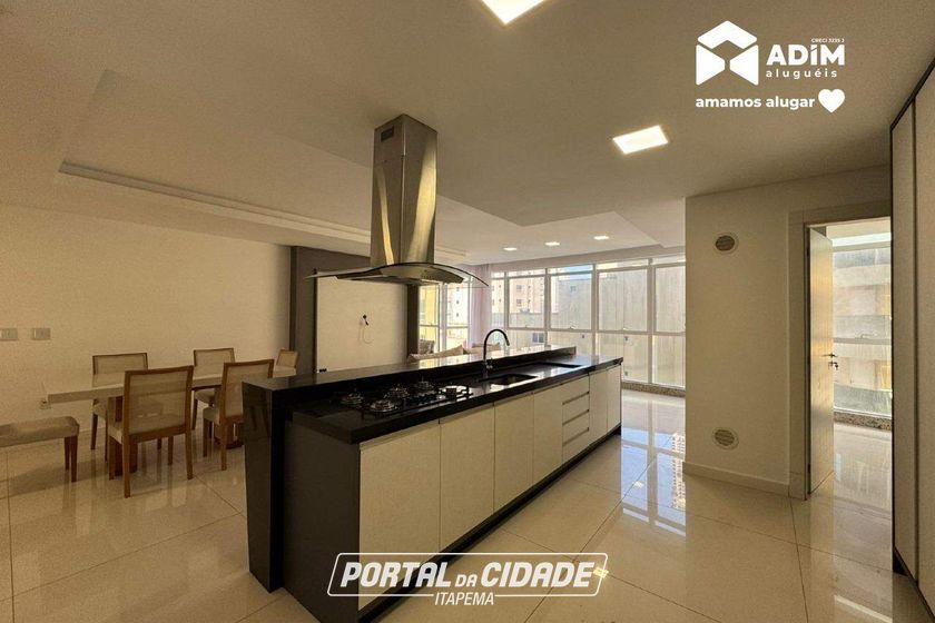 Apartamento para alugar - 190m&sup2; - Meia Praia