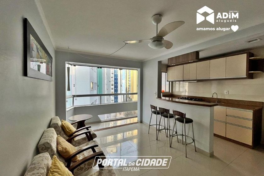 Apartamento para alugar - 62m&sup2; - Centro