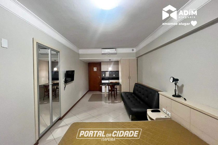 Apartamento para alugar - 25m&sup2; - Centro