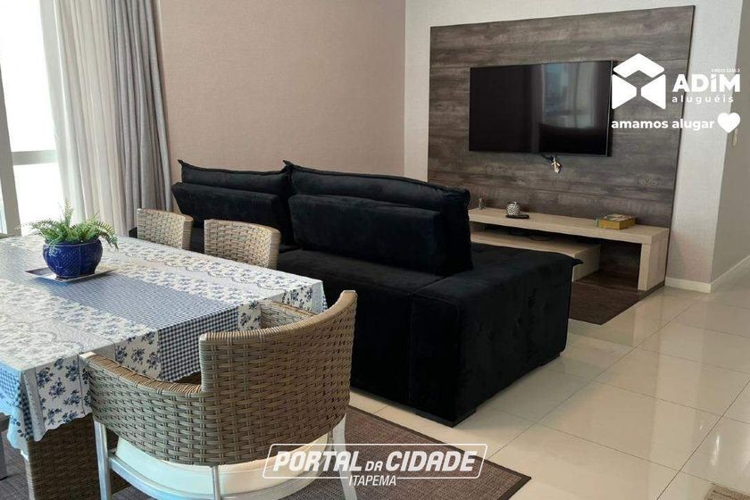 Apartamento para alugar - 110m&sup2; - Meia Praia