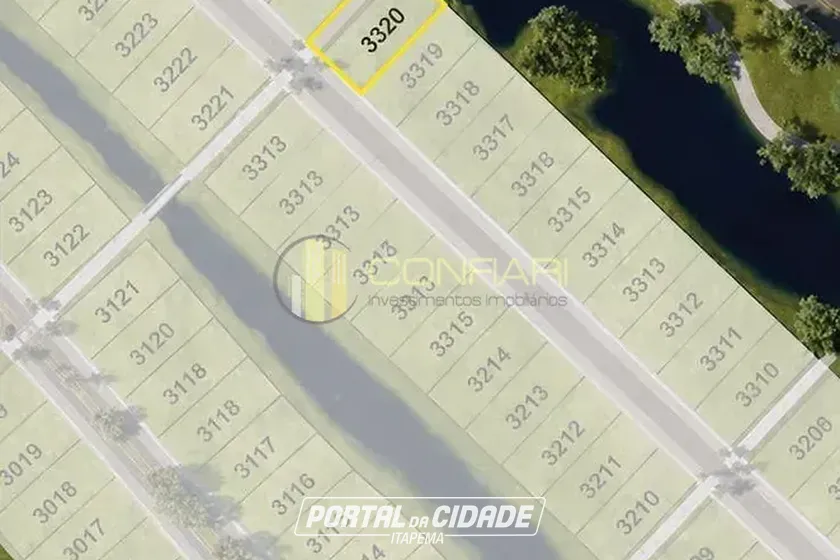 Terreno &agrave; venda - 403m&sup2; - Sert&atilde;o Santa Luzia
