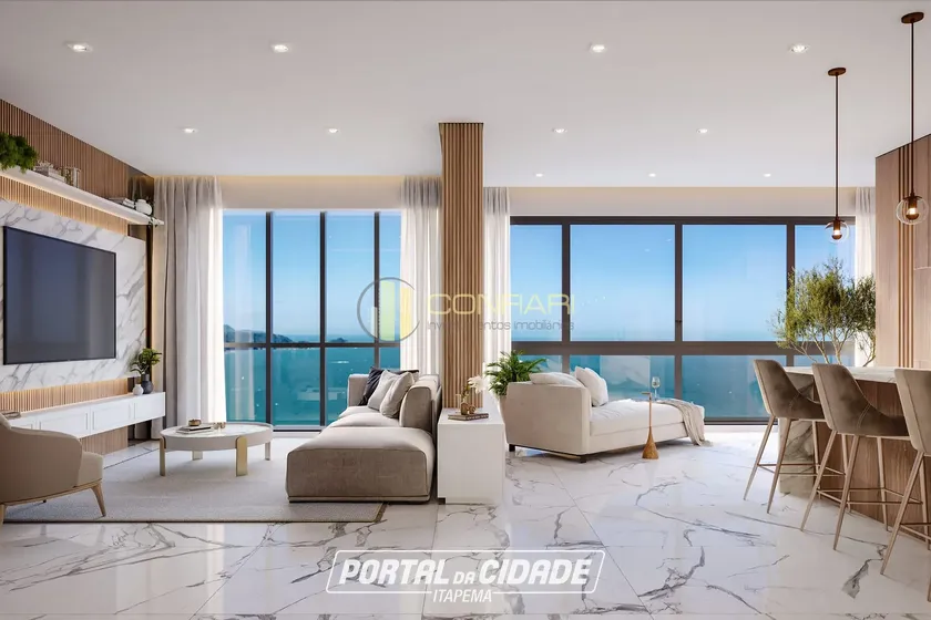 Apartamento &agrave; venda - 190m&sup2; - Meia Praia