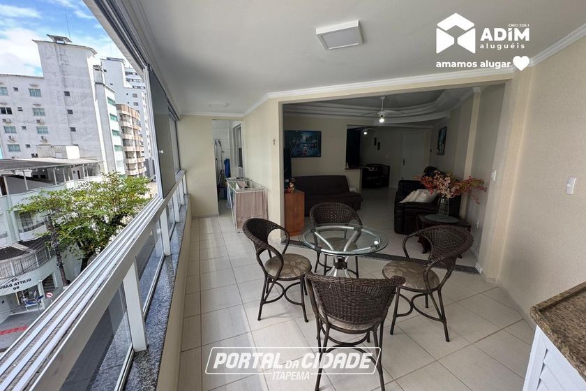Apartamento para alugar - 87m&sup2; - Centro