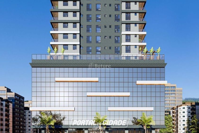 Apartamento &agrave; venda - 123m&sup2; - Meia Praia