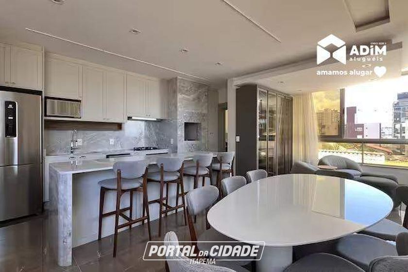 Apartamento para alugar - 119m&sup2; - Praia Brava de Itaja&iacute;